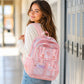 Clear Backpack with Multiple Pockets and Padded Straps