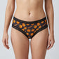 2 Pack Halloween Pumpkin Print Lace Trim Bikini Underwear