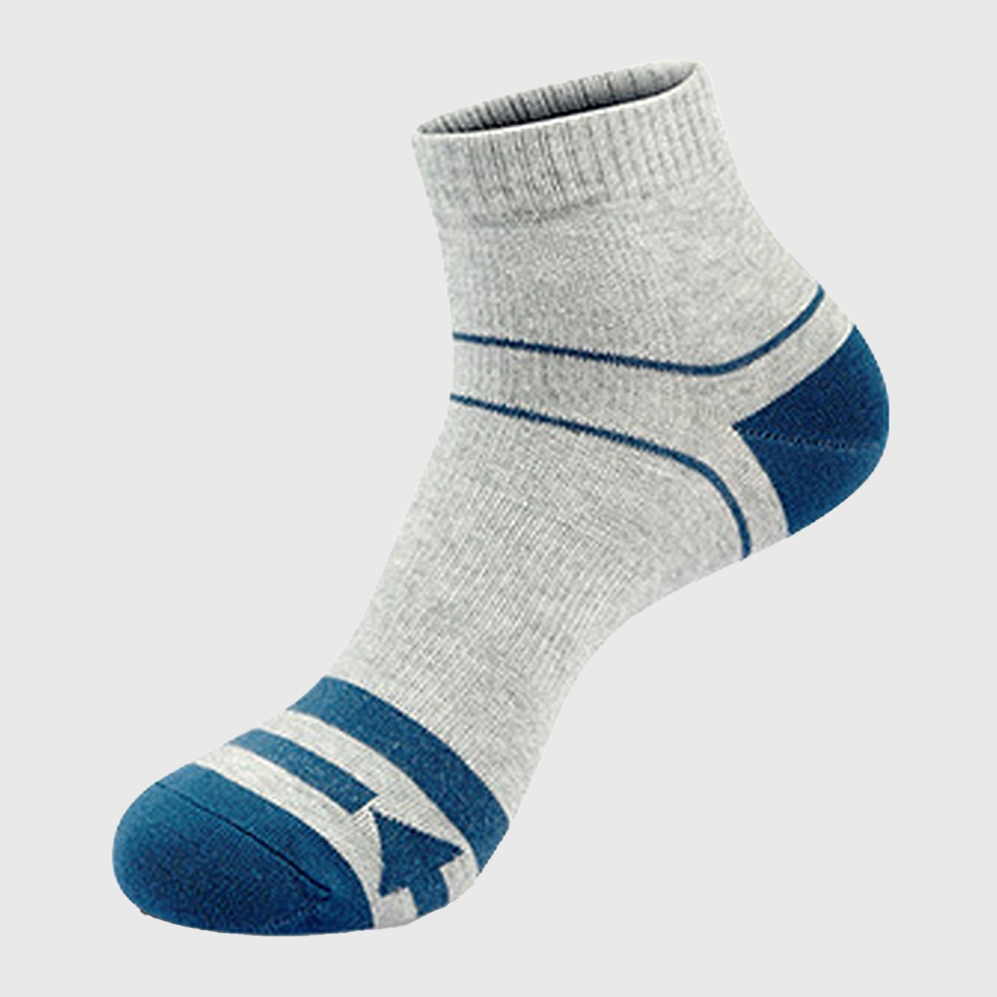 Men's 6pk Striped Ankle Socks