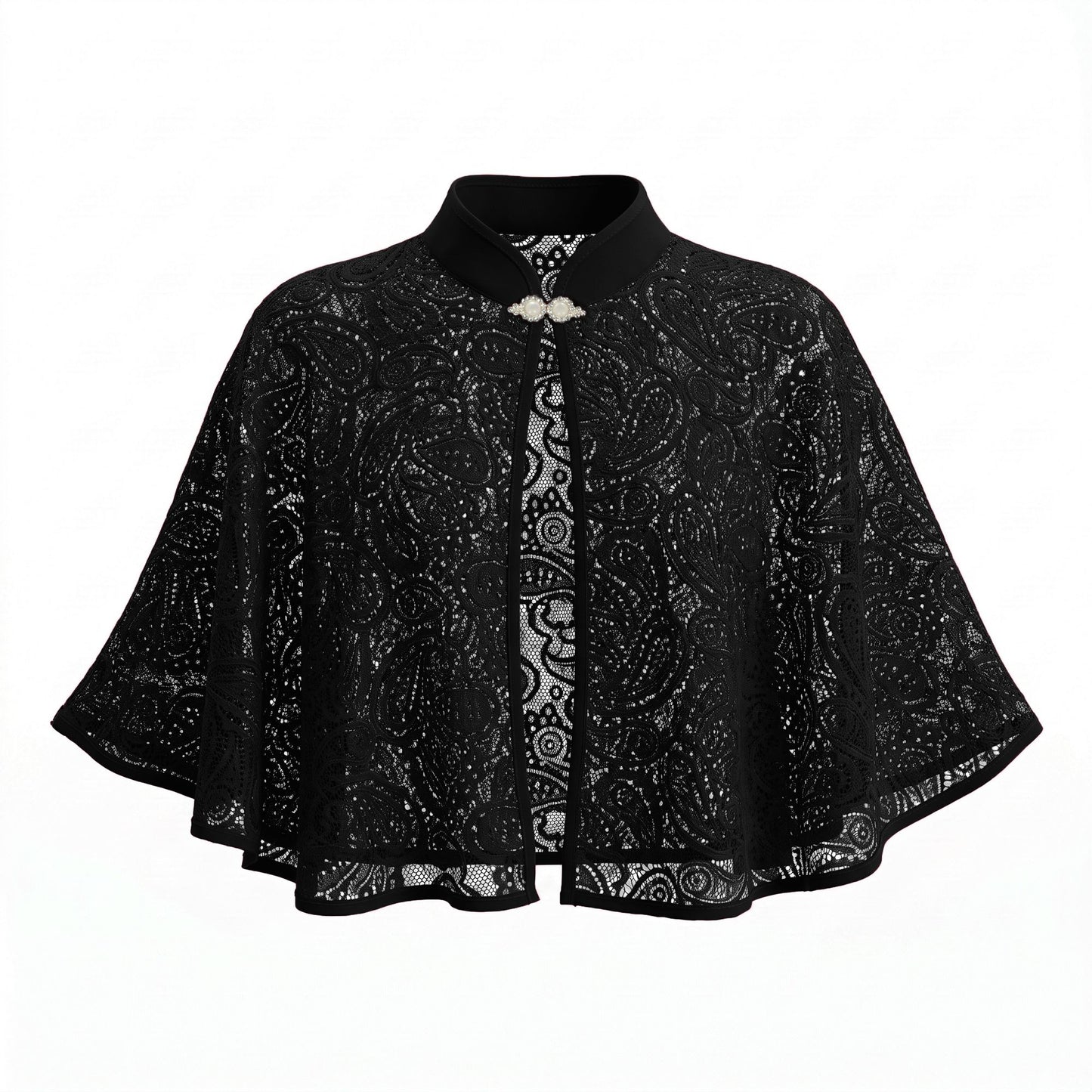 Sheer Lace Scarf Wrap Cape Style Shoulder Cover for Dresses