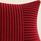 2 Pack Soft Corduroy Throw Pillow Covers 18 x 18 Inch and 12 x 20 Inch