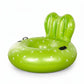 Inflatable Pool Float Chair with Backrest Cup Holder Durable PVC Water Lounge Float for Pool Beach Lake 43.3x43.3x25.5in