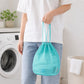 2-Pack Mesh Drawstring Shower Bags, Large and Small Travel Organizer Set