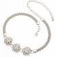 Triple Floral Braided Metal Waist Belt Adjustable Vintage Floral Statement Waist Jewelry 43.3in
