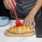 5-Piece Silicone Kitchen Utensil Set with Spatulas, Whisk and Pastry Brush