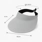 Foldable Packable Wide Brim Sun Visor Hat with Roll Up Travel Design