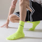 6pk Professional Athletic Socks - Ankle-Length Sports Socks with Elastic Cuff & Reinforced Design for Running & Gym