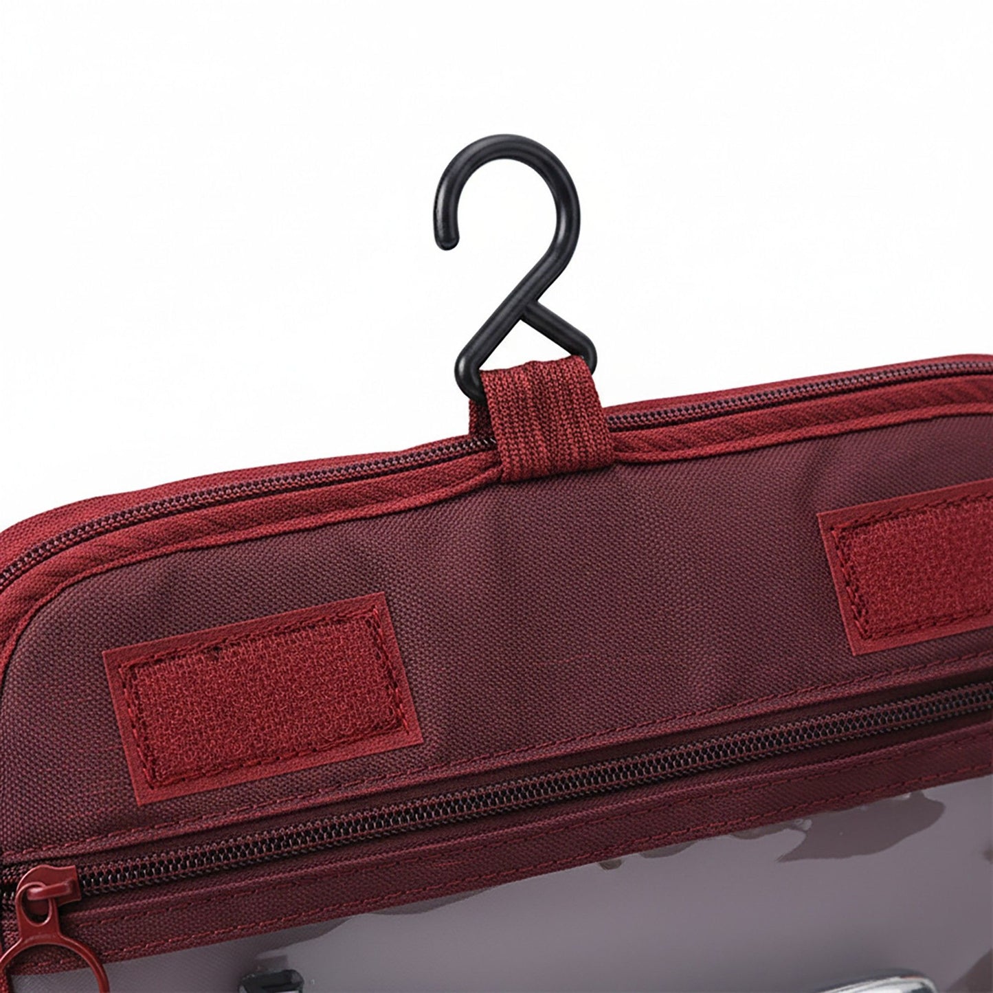 Hanging Toiletry Bag with Multiple Compartments Zipper Closure Travel Organizer Cosmetic Storage Case Portable