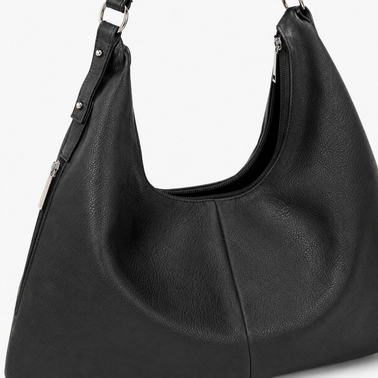Oversized Slouchy Hobo Shoulder Bag with Adjustable Strap