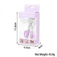 Soft Grip Eyelash Curler 2 Piece Set with Cushioned Handles for Smooth Lash Lift