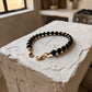 Beaded Wrist Strap with Clasps for Phones and Bags