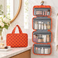 Hanging Toiletry Bag with Hook and Makeup Organizer