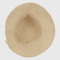 Straw Bucket Hat with Cherry Embellishments