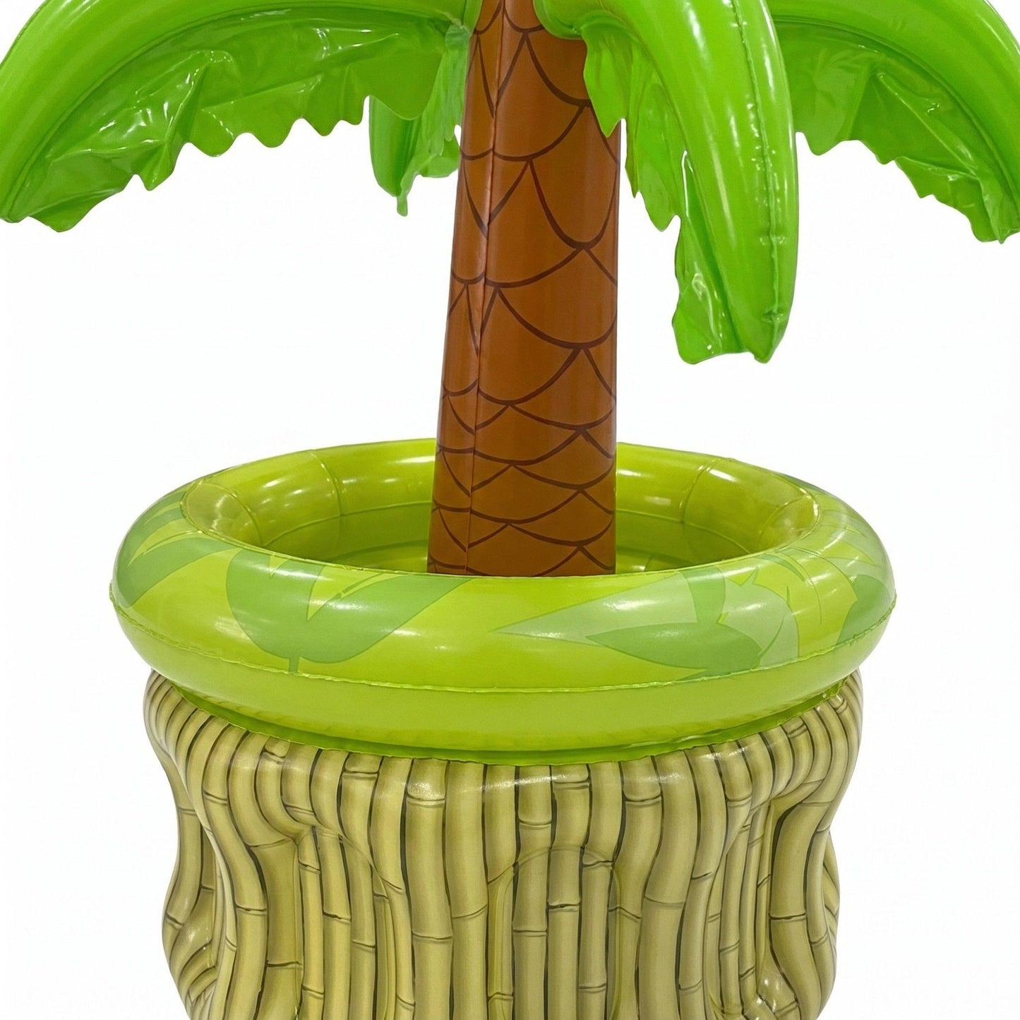 Inflatable Palm Tree Drink Cooler with Floating Beverage Holder
