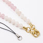 Beaded Phone Wrist Strap with Detachable Clasps