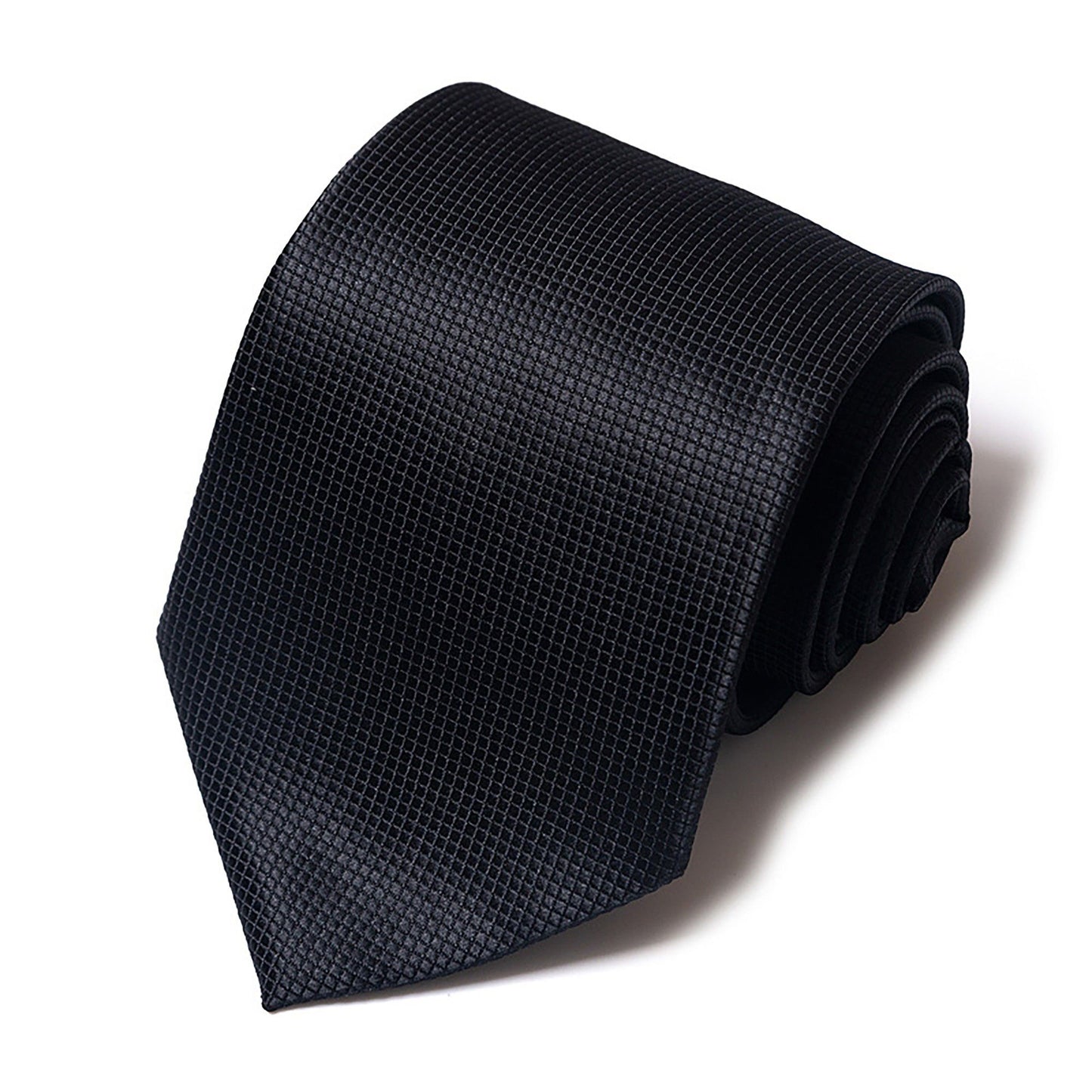 Men's Micro Dot Texture Tie Fine Woven Pattern Necktie Subtle Solid Look 57 Inch Length 3.1 Inch Width Formal Business Accessory