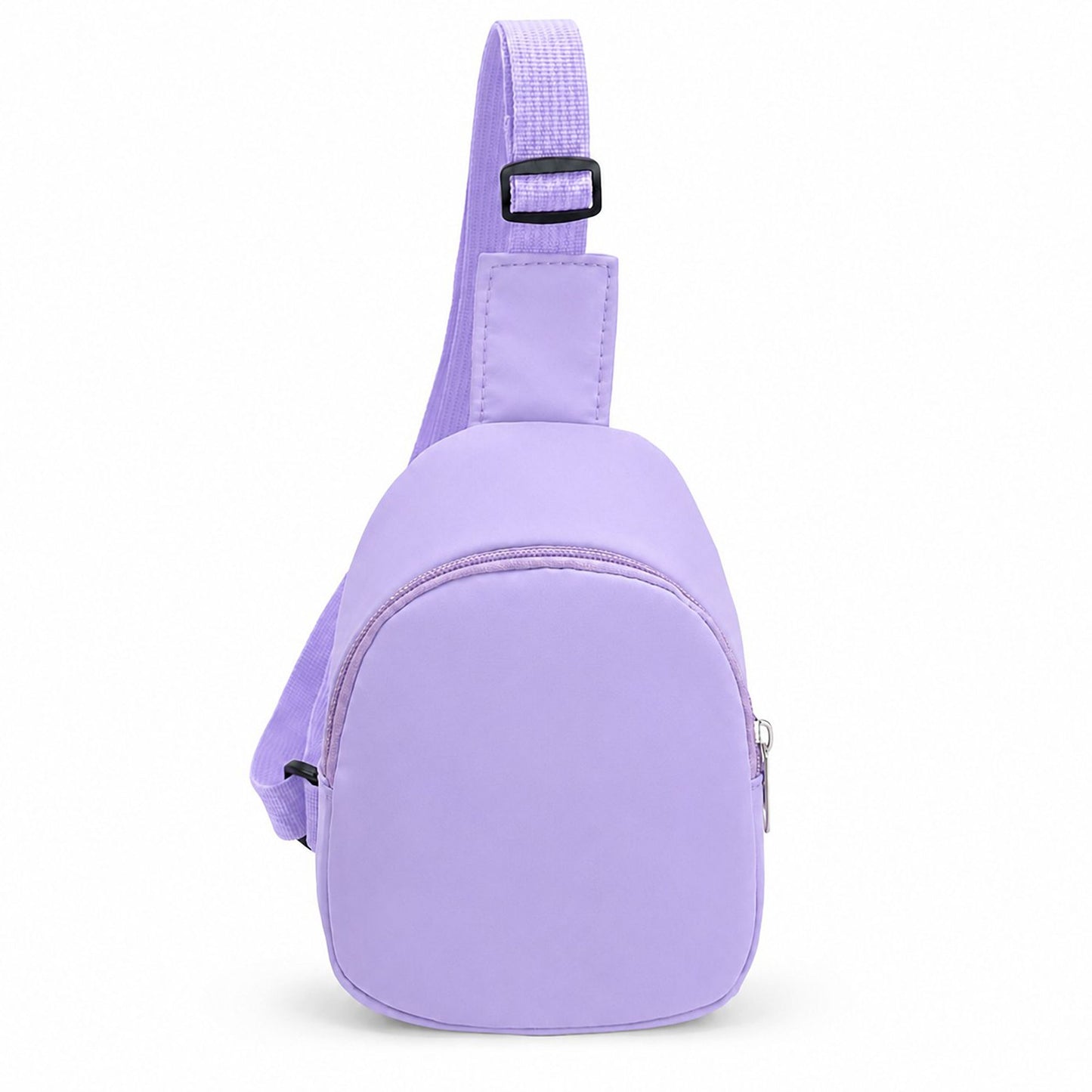 Adjustable Sling Bag with Front Zip Pocket for Travel