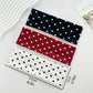 Polka Dot Stretch Headbands 3 Pack Soft Cotton Hair Bands Wide Headwrap for Daily Wear
