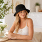 Summer Sun Hat for Women - Lightweight Wide Brim Straw Hat for Beach and Vacation