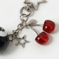 Dice Charm Keychain with Multi Dice Pendant Set Game Theme Bag Charm Key Ring Accessory
