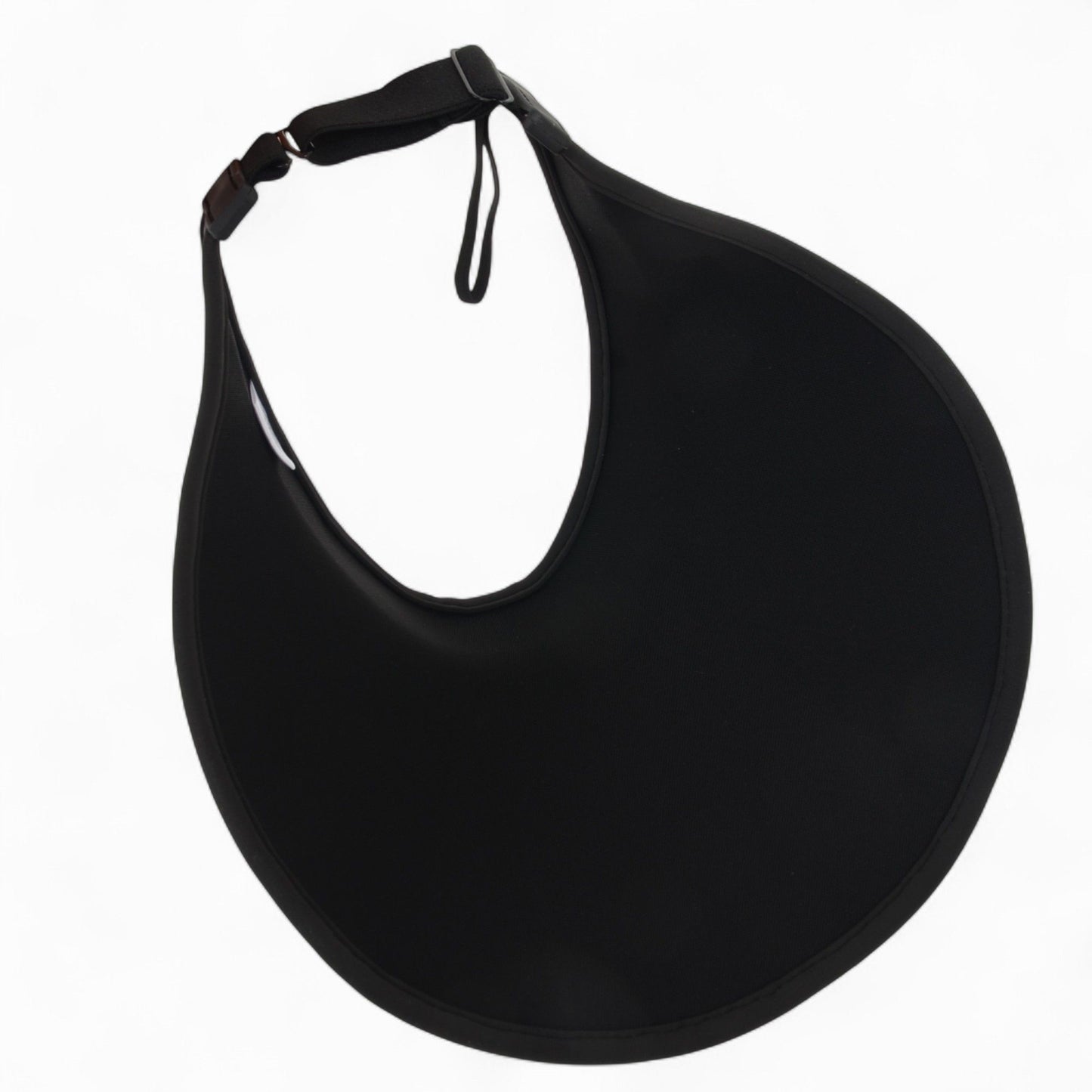 Women's Wide Brim Sun Visor Hat with Contrast Trim and Adjustable Back Strap