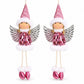 2pk Sequin Angel Christmas Tree Ornaments
