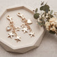 Crystal Heart & Star Multi-Charm Bag Charm Key Chain 2 Pair