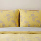 4-Piece Cotton Bedding Set with Floral Print Duvet Cover, Pillowcases, and Flat Sheet for Elegant Bedroom Makeover
