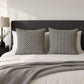 2 Pack Chevron Textured Decorative Throw Pillow Covers