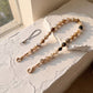 Beaded Wrist Strap with Clasps for Phones and Bags