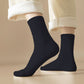 Classic Crew Socks Cable-Knit Cotton for Casual Stability and Comfort 2 Pairs