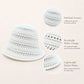 Crochet Bucket Hat Open Knit Brim Lightweight Packable Summer Beach Hat