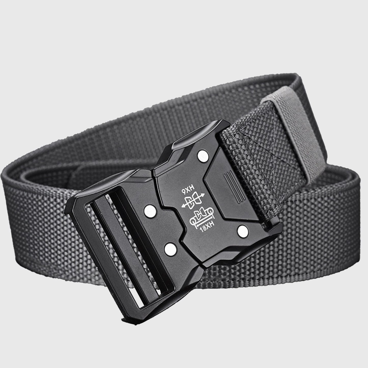 Tactical Nylon Belt - Heavy-Duty Quick-Release Buckle Belt for Outdoor, Casual & Everyday Wear