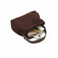 Faux Suede Hobo Shoulder Bag with Adjustable Strap Magnetic Closure and Interior Pocket