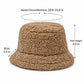 Textured Bucket Hat with Soft Polyester Fabric and Lined Interior