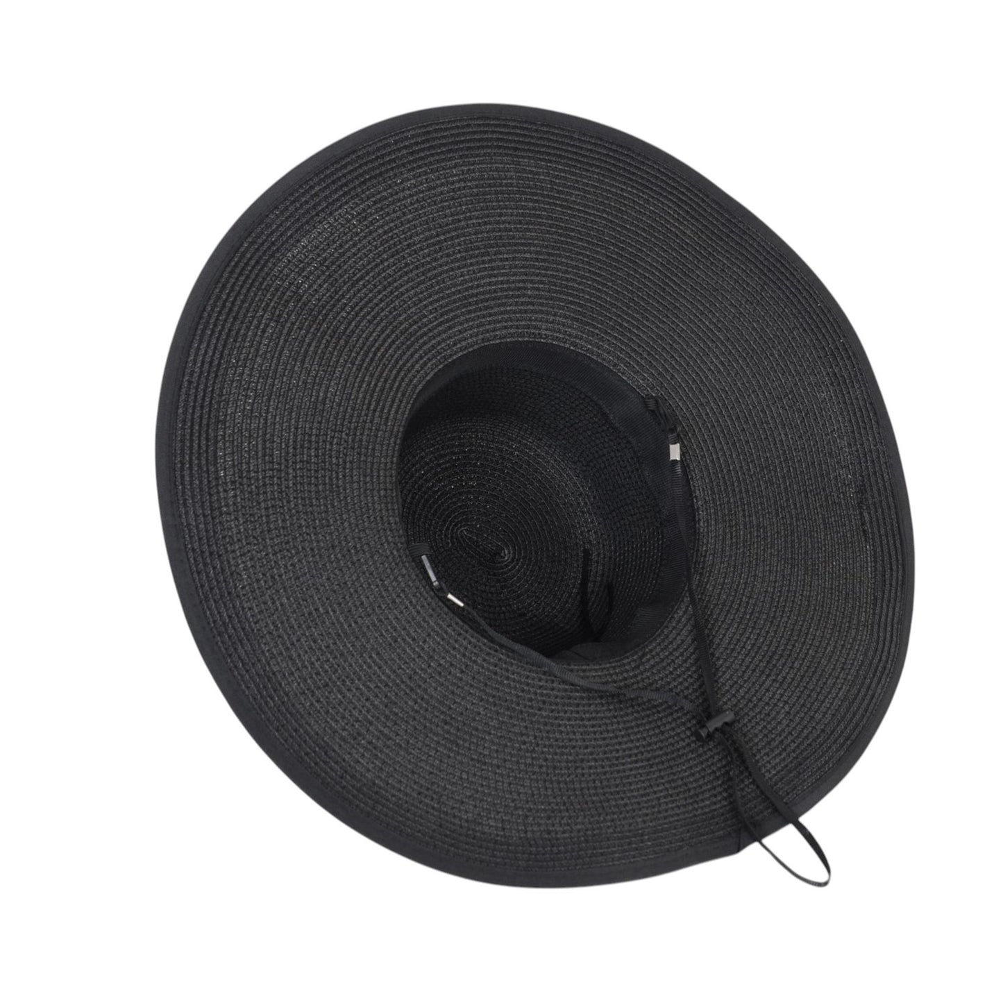 Wide Brim Straw Sun Hat with Braided Cord Detail Lightweight Packable Design for Beach Outdoor Protection