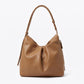 Slouchy Hobo Shoulder Bag with Adjustable Strap and Side Zipper Closure 10x8.5x2.7in