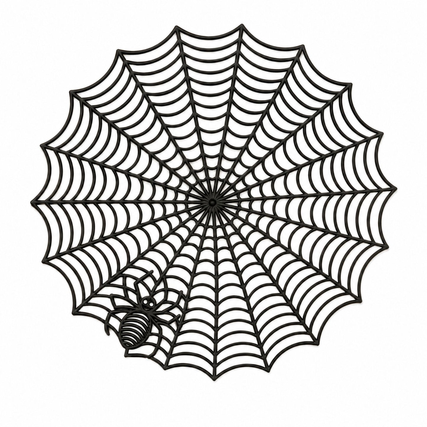Halloween Spiderweb PVC Waterproof Non-Slip Placemat