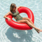 Heart Shaped Inflatable Pool Float Lounger for Adults