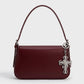 2pc Cross Rhinestone Keychain Bag Charm with Lobster Clasp and Key Ring