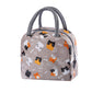 Print Insulated Lunch Bag Portable Reusable Lunch Tote with Handles
