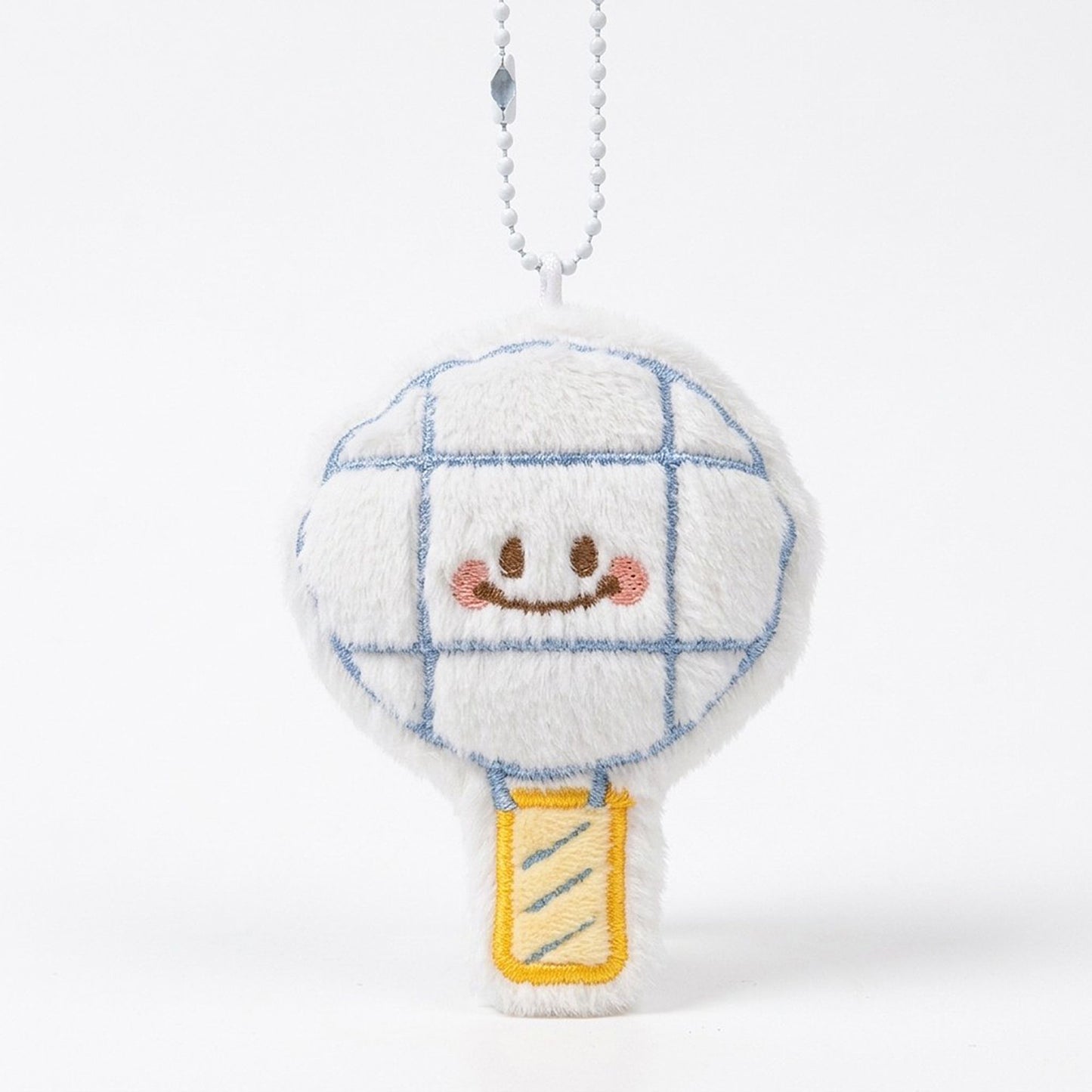 2 Pack Plush Sports Ball Key Chains with Smiley Face Bag Charms