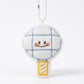2 Pack Plush Sports Ball Key Chains with Smiley Face Bag Charms