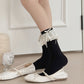 Summer Ruffled Lace - Trim Ankle Socks 6Pk
