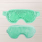 Reusable Gel Bead Eye Mask Hot and Cold Compress with PVC Exterior Adjustable Strap Design
