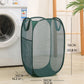 Collapsible Mesh Laundry Hamper Pop Up Clothes Basket Foldable Storage Bin for Bedroom Bathroom