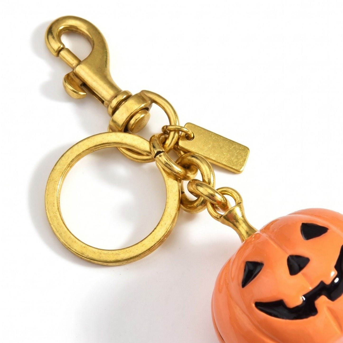 Halloween Pumpkin Keychain and Bag Charm