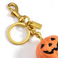 Halloween Pumpkin Keychain and Bag Charm