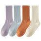 4-Pack Anti-Slip Yoga Socks with Grips Comfortable Ribbed Design for Exercise and Indoor Use