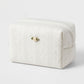Knit Makeup Bag Large Capacity Cosmetic Pouch Travel Toiletry Organizer